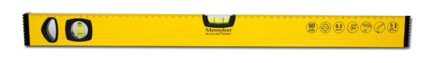 Waterpas Memolon Aqualizer geel ALU 40 t/m 200 cm