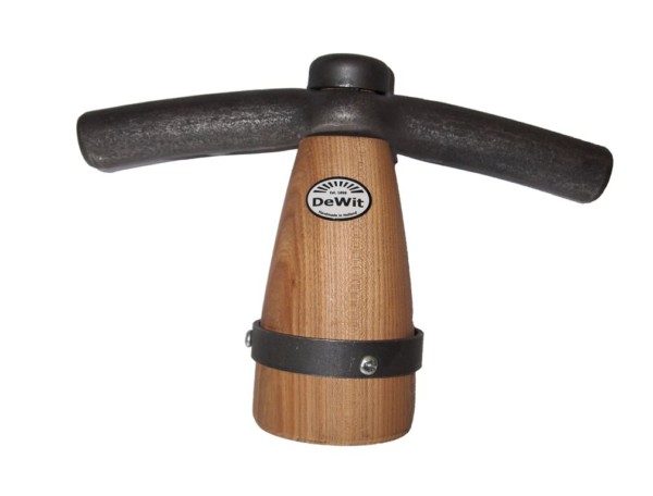 Tegelklopper met houten klos